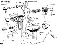 Bosch 0 601 115 003  Drill 220 V / Eu Spare Parts